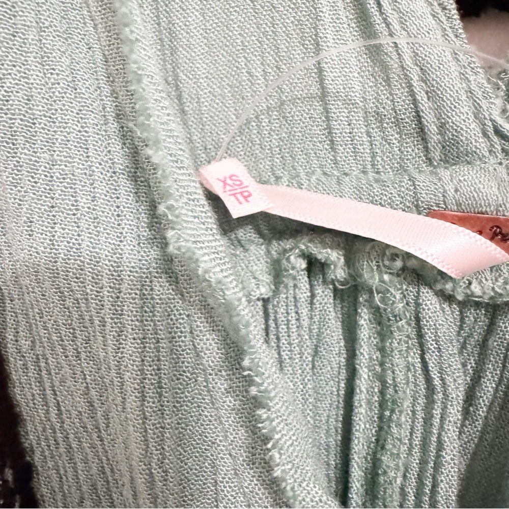 Free People Sage Green Embroidered V-Neck Maxi Dress - Picture 9 of 15